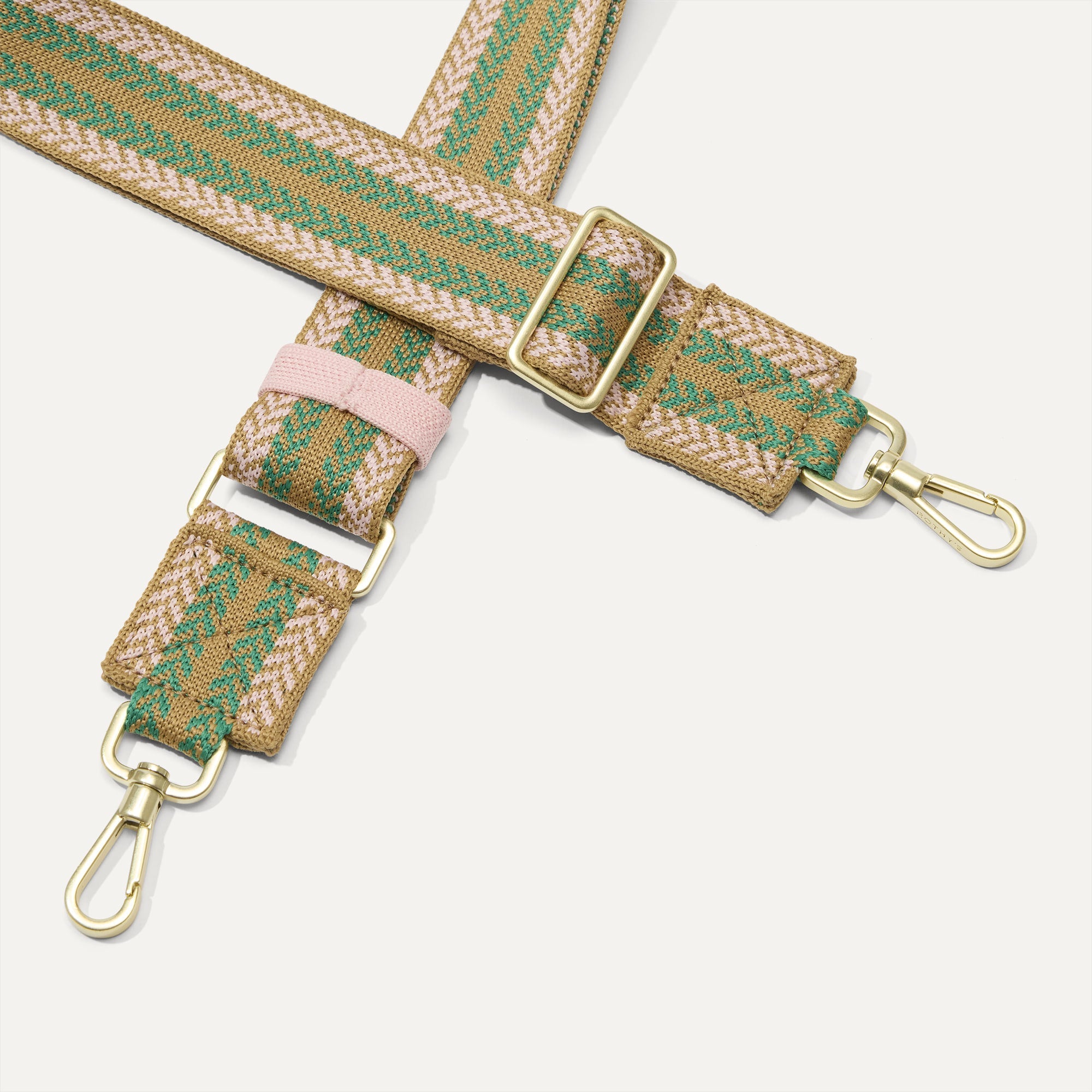 The Crossbody Strap - Earthy Chevron - Image 2