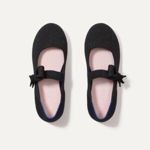 The Kids Tux Bow Mary Jane - Black