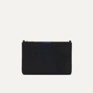 The Convertible Clutch - Black Espresso Open-Knit