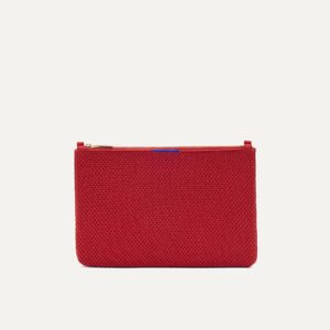 The Convertible Clutch - Scarlet Open-Knit