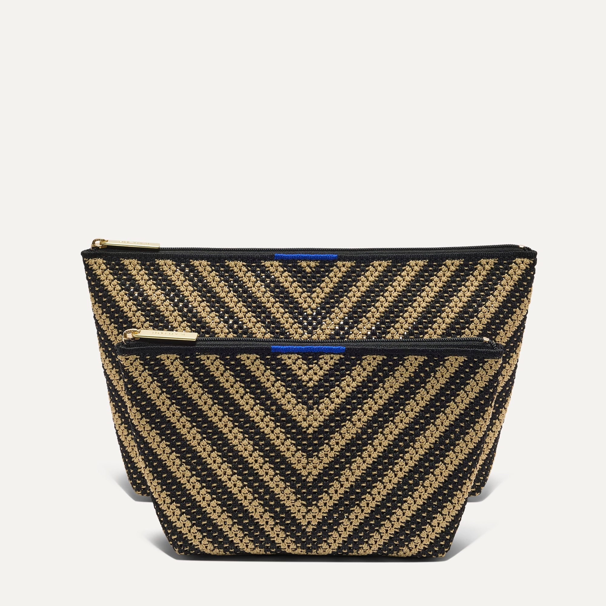 The Travel Pouch Set - Toffee Chevron - Image 2